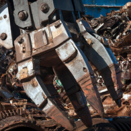 Industrial-grade scrap metal pulverizer