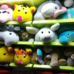 prizes from claw crane machine