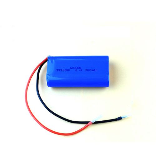 LiFePO4 Battery Pack IFR18650 6.4V 1500mAh