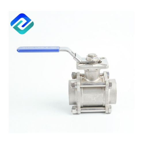 1000 wog cf8m stainless steel 3 PC ball valve