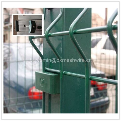 3D triangle mesh fence Welded Mesh fence